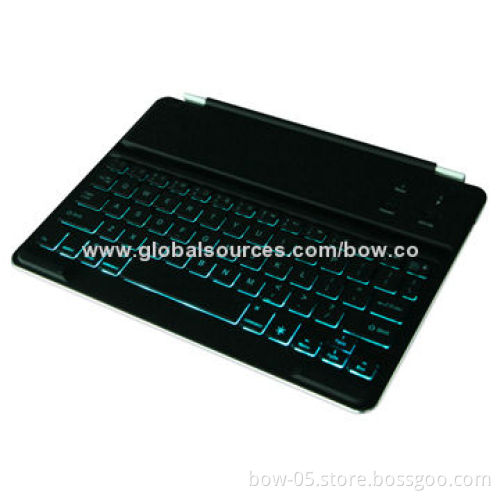 Wireless Backlit Bluetooth Keyboard for iPad Air, OEM and ODM Orders Highly Welcomed